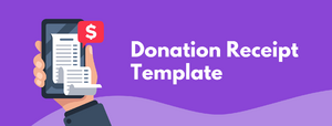 Donation Receipt Template Tools Image