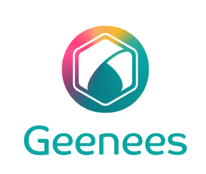 This is a logo of Geenees