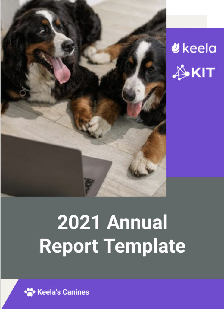 Nonprofit Annual Report Guide and Template by Keela and Fundraising KIT