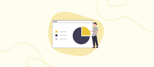 Engaging Different Types of Donors blog header showing a person holding a segmented chart of data