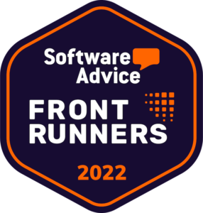 Software Advice-Frontrunners 2022 badge